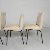 Set of 4 Meurop chairs by Pierre Guariche, 1950s