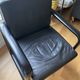 Hombre leather armchair by Burkhard Vogtherr vintage 70s