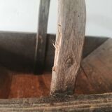 Wooden basket with old harvest from Bordeaux