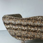 Canapé extra-large à imprimé animal postmoderne | Allemagne | Années 1990