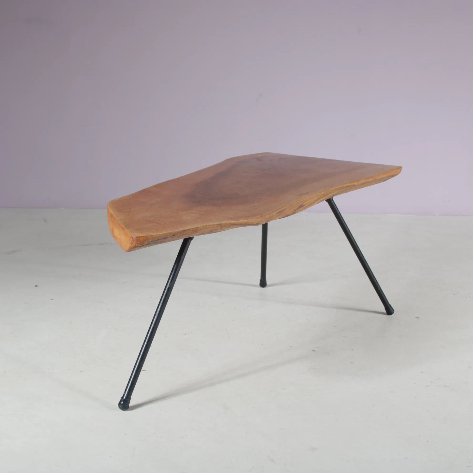 1950s Tree trunk coffee table in Aubock style from Austria