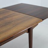 Table à manger extensible en bois danois des années 1960