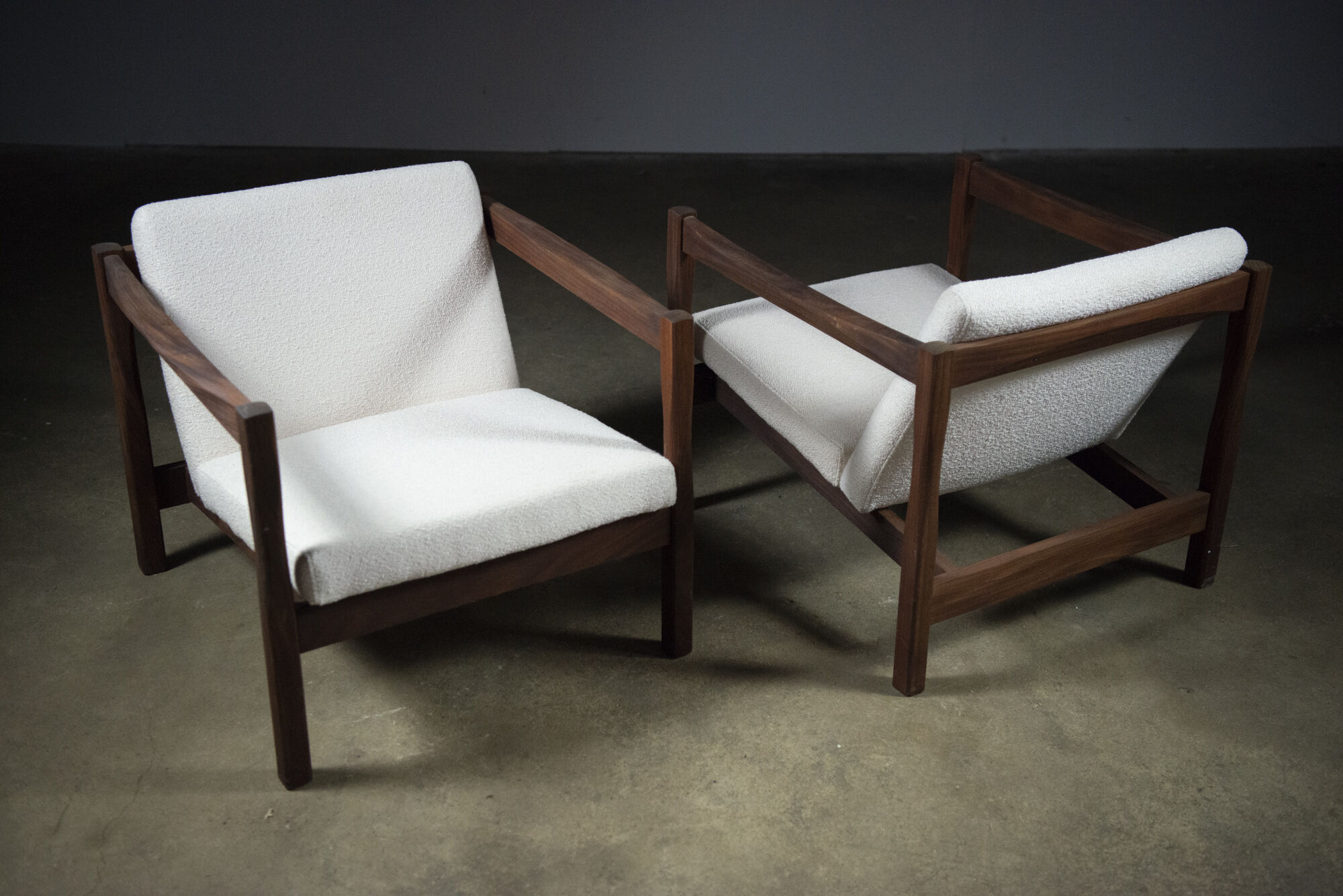 Pair of Scandinavian armchairs