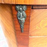 Pair of marquetry bedside tables