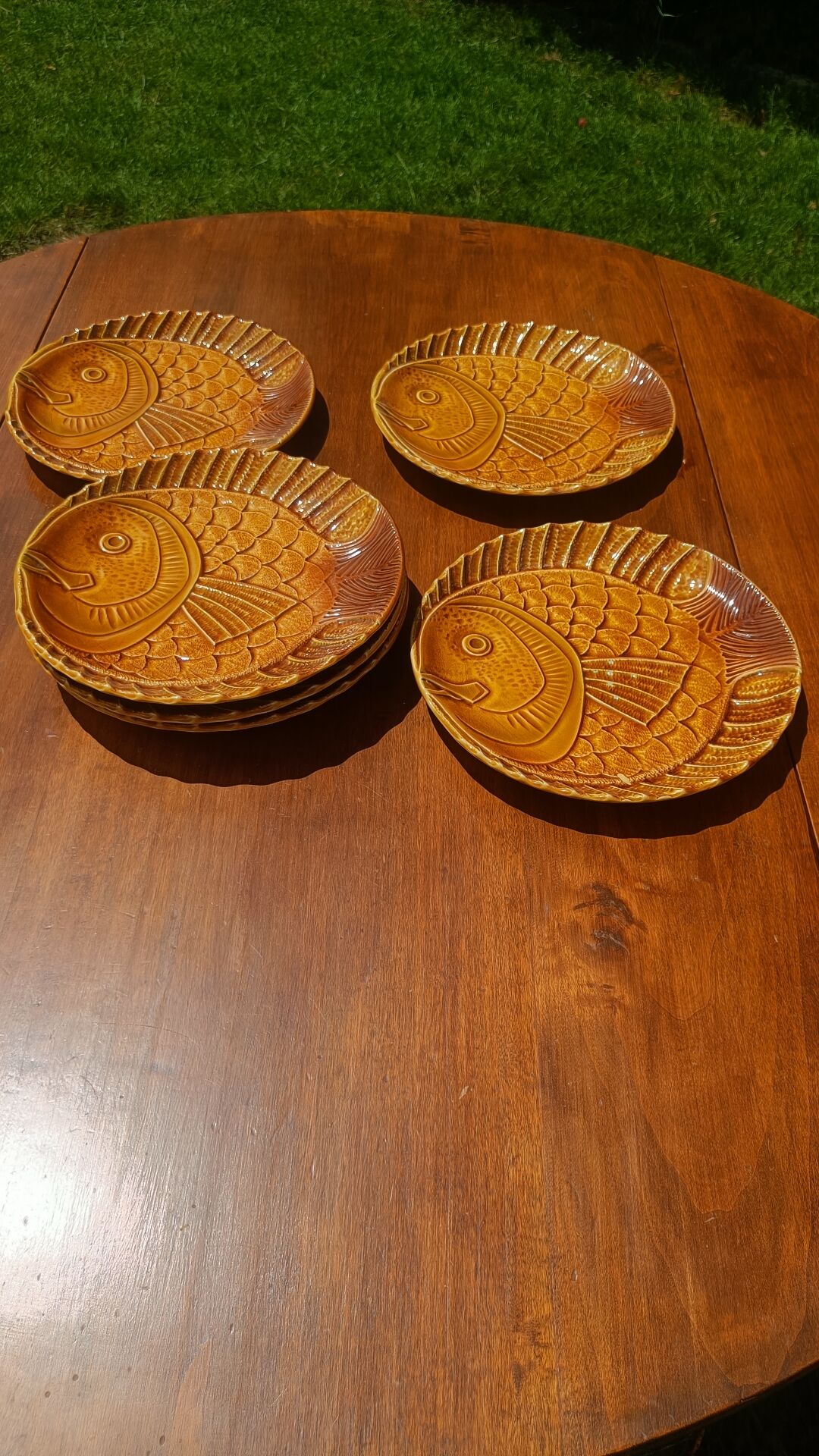 Sarreguemines fish plates
