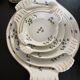 Vintage table service in porcelain LL France – Cornflower and do pattern.