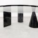 Table basse en marbre italien vintage