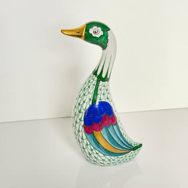 Canard en porcelaine par Lancel
