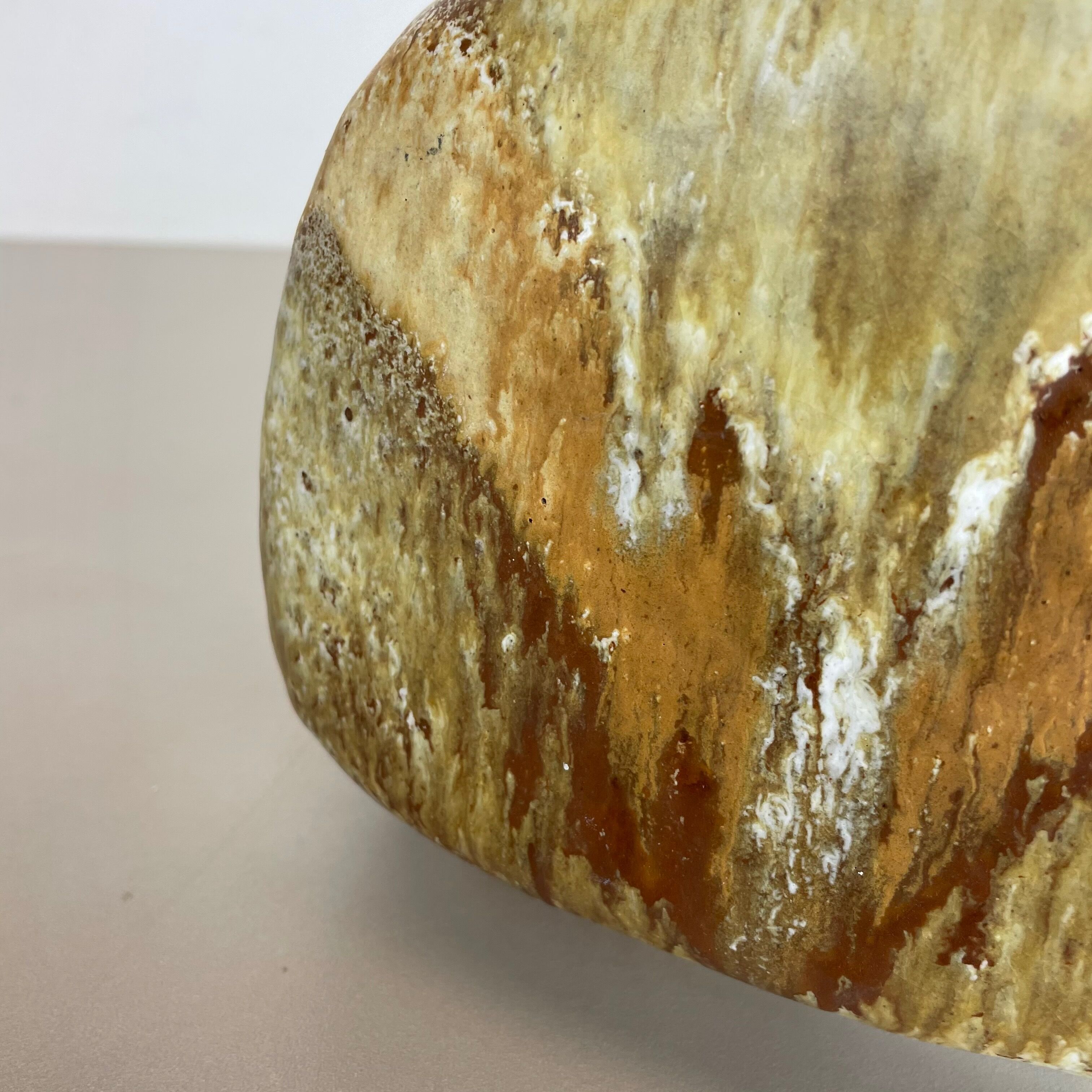 Pottery fat lava multi-color "814" vase made by ruscha, 1970s