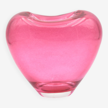 Vase coeur Deru design verre souflé
