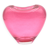Deru heart vase design blown glass