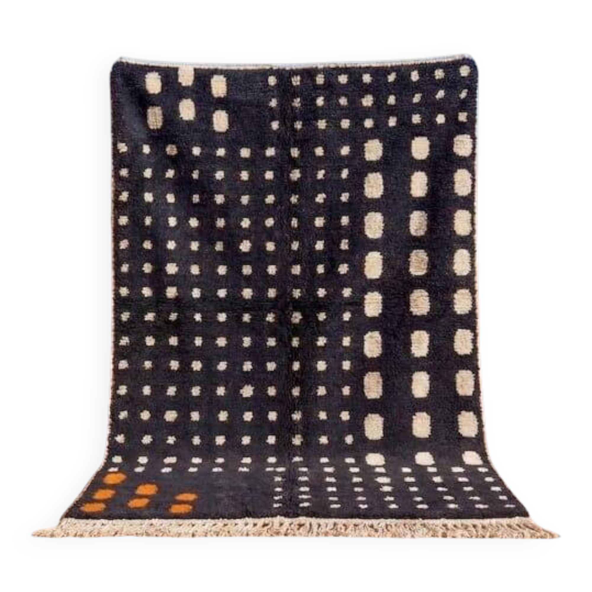 Berber rug made of natural wool for your space, size 2/3 m.