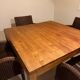 Solid teak table