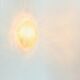 Vintage Geometric Amber Glass Wall Light or Ceiling Light - Limburg, 1960s