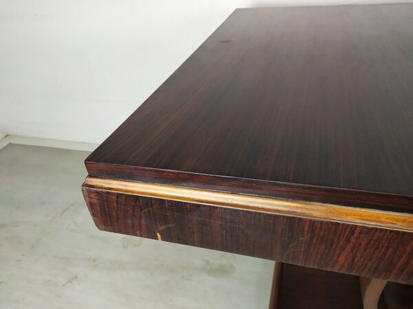 Table berceau art déco palissandre