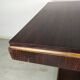 Rosewood art deco cradle table