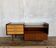 Vintage bicolour enfilade – Glass top – Retro chic design