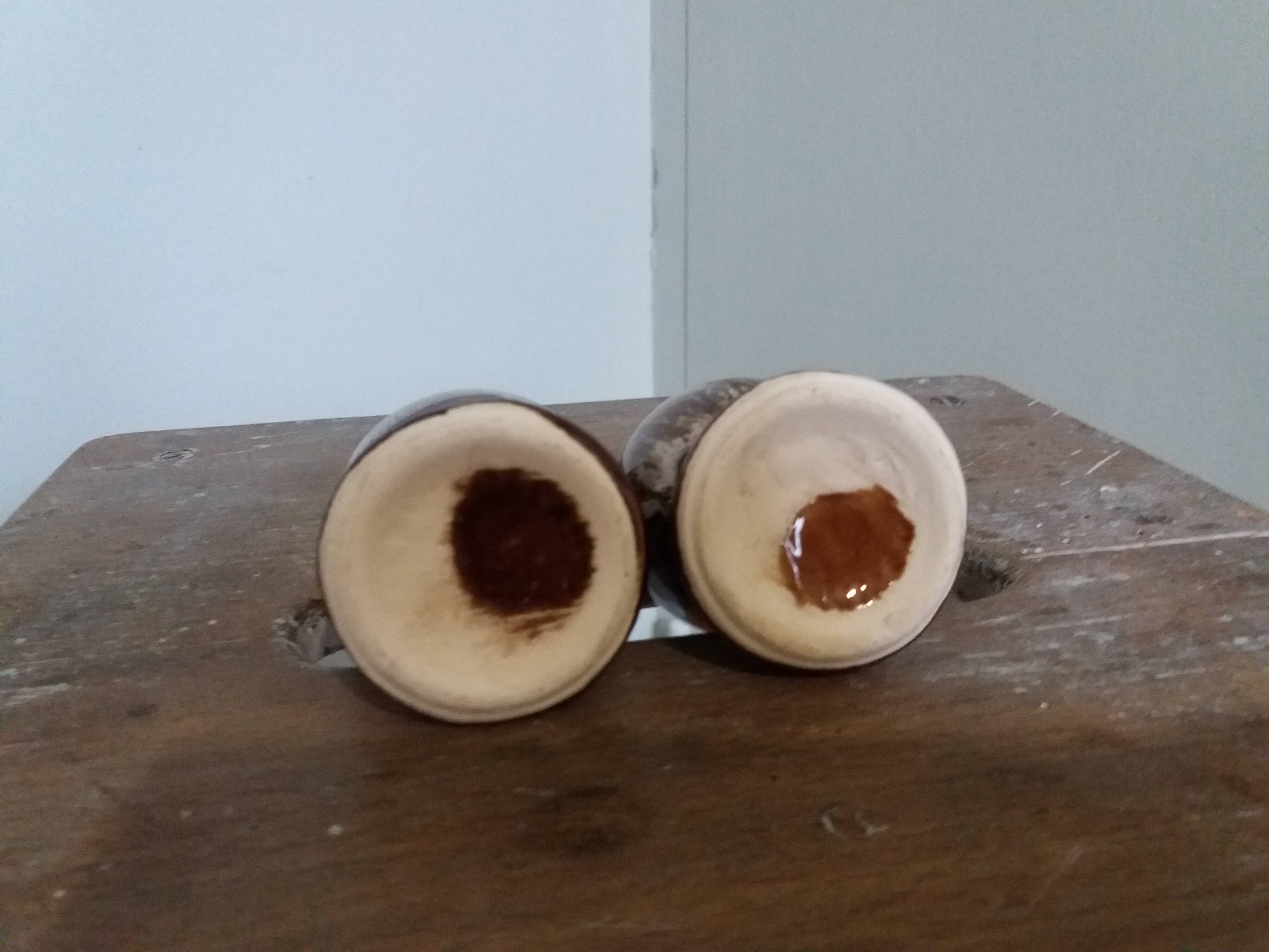 Coquetiers céramique flammée