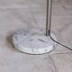 Arc floor lamp in chrome and marble, 1970