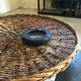 Black marble ashtray