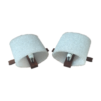 Pair of wall lights, 50s
