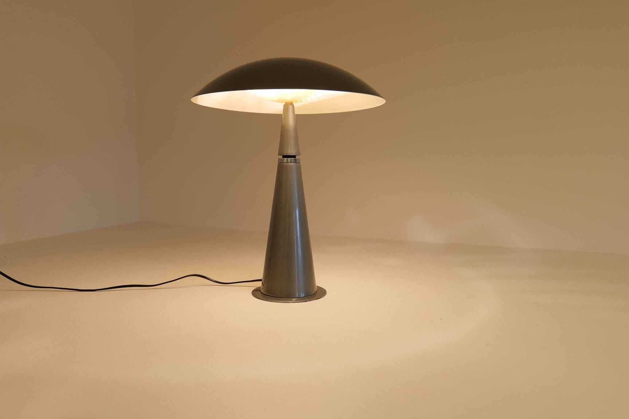 Table lamp from the space age, Aluminor France, 1990s.