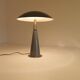 Lampe de table époque spatiale Aluminor France années 1990
