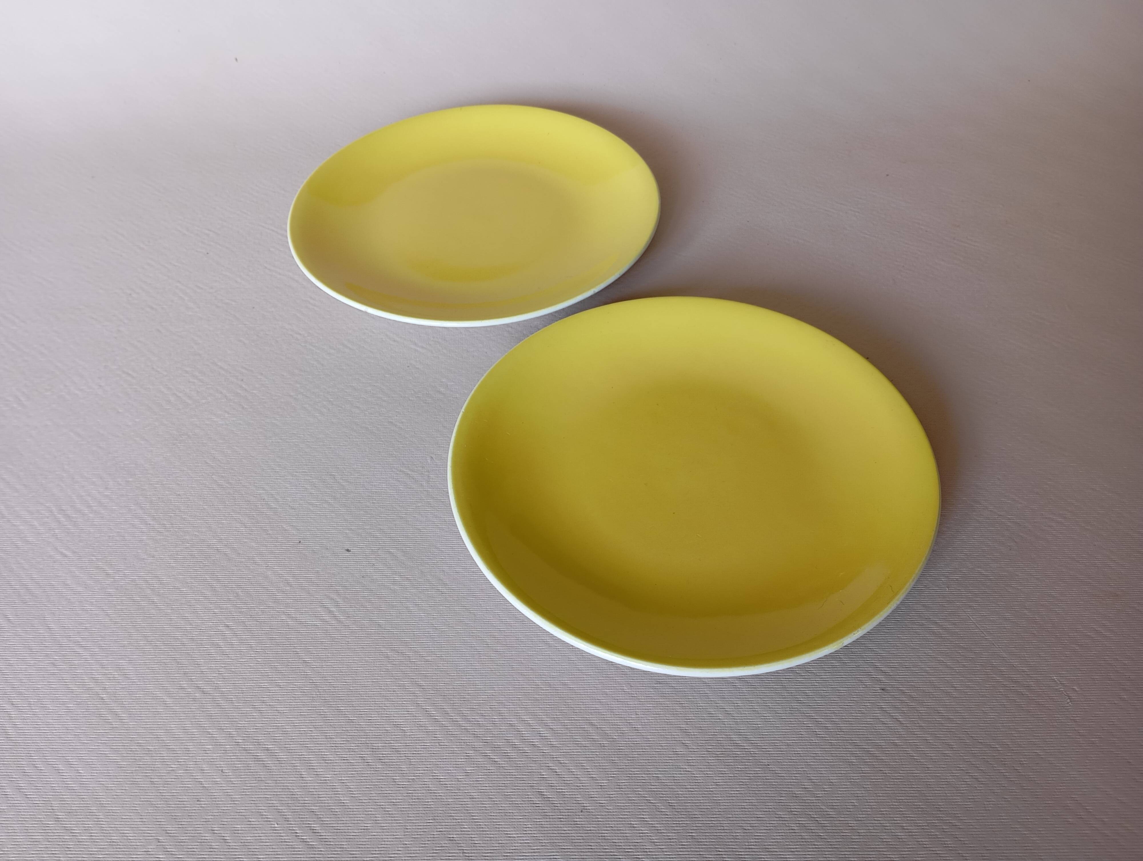 2 KG Lunéville “Météor” dessert plates
