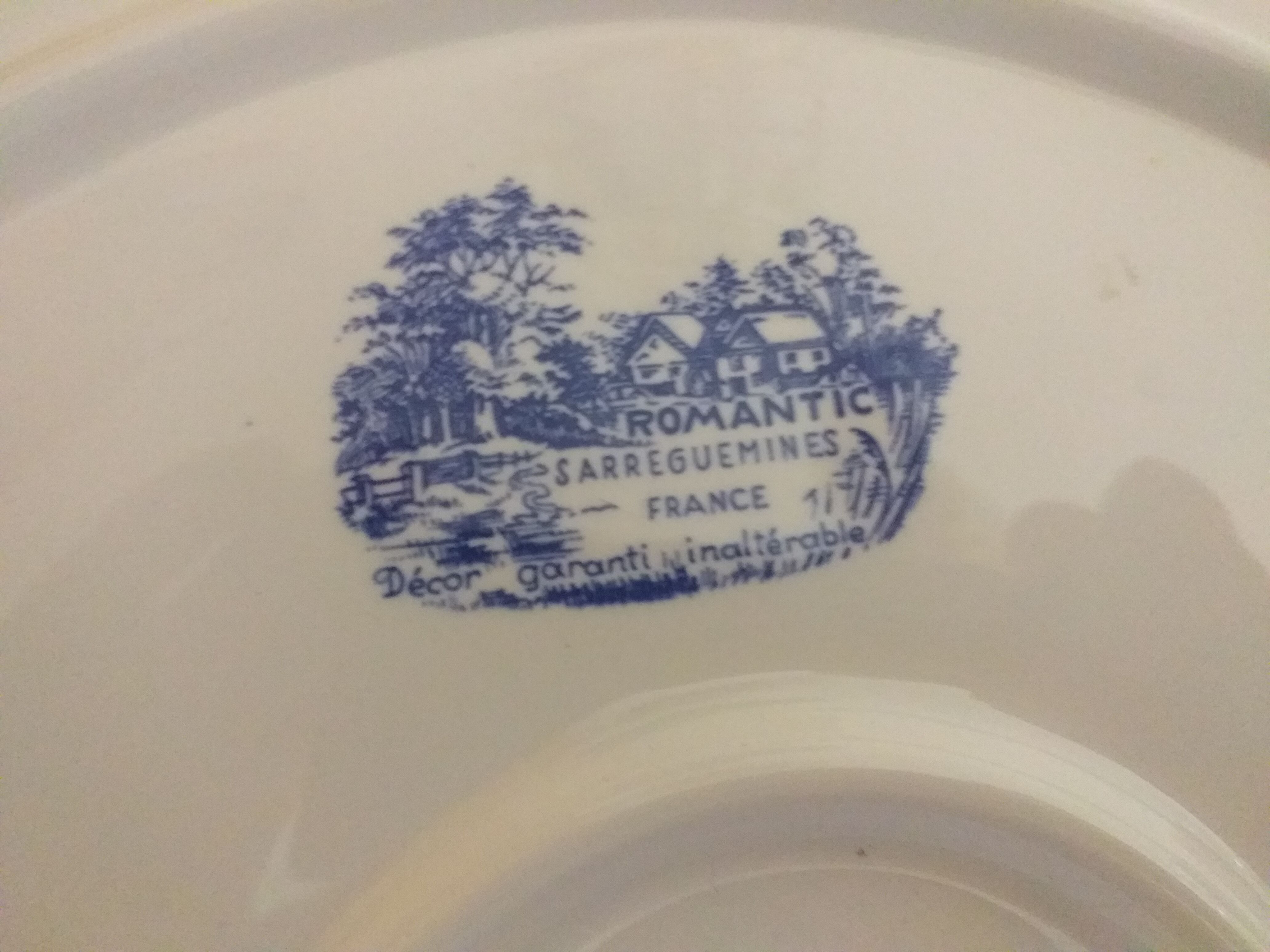 Sarreguemines cheese platter