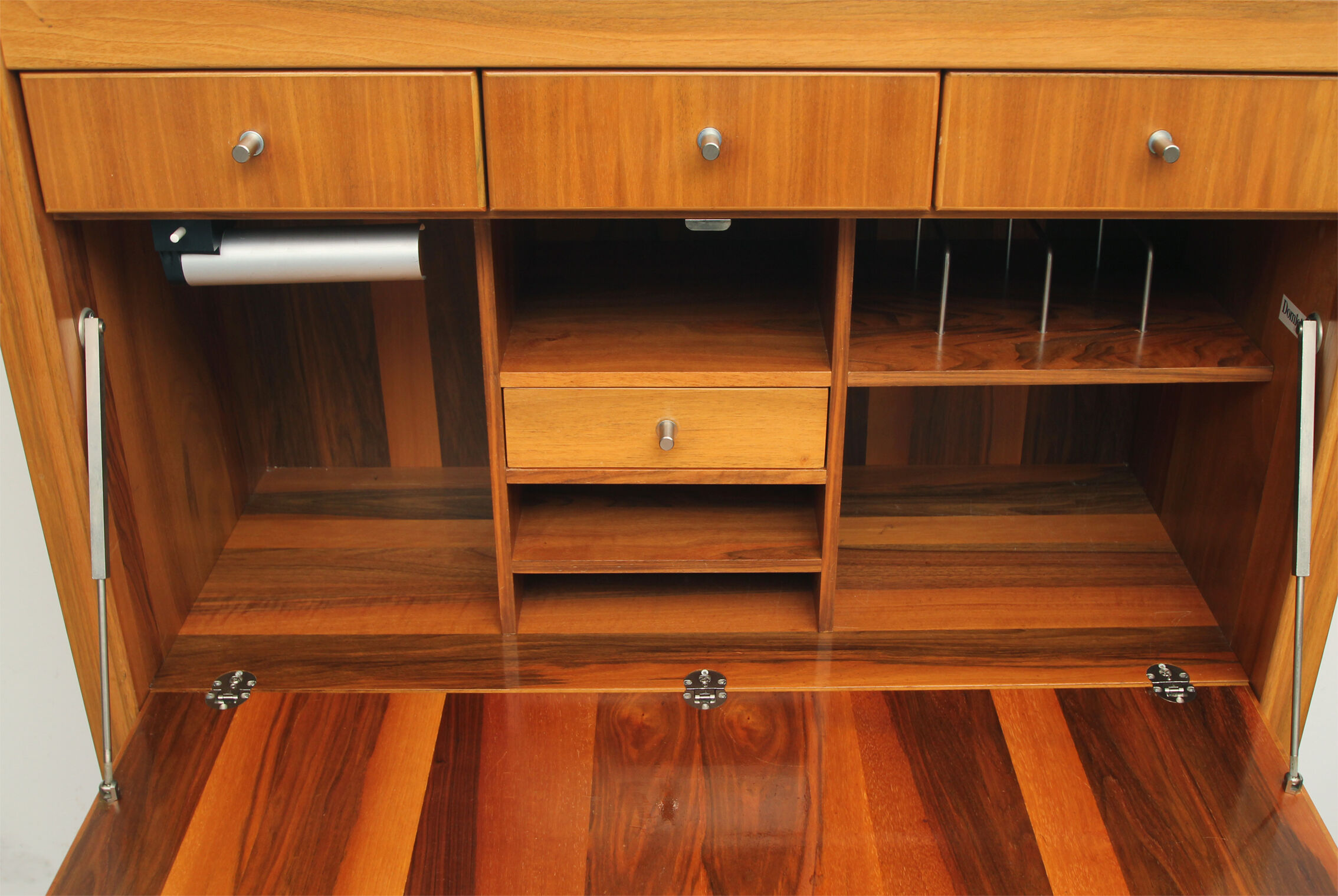 1970s secretary in walnut, Domicil Furnitures Denmark