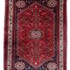 Handmade vintage Persian Malayer rug 106cm x 151cm, 1970s