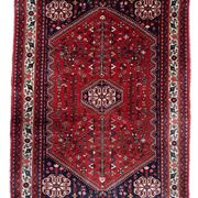 Handmade vintage Persian Malayer rug 106cm x 151cm, 1970s