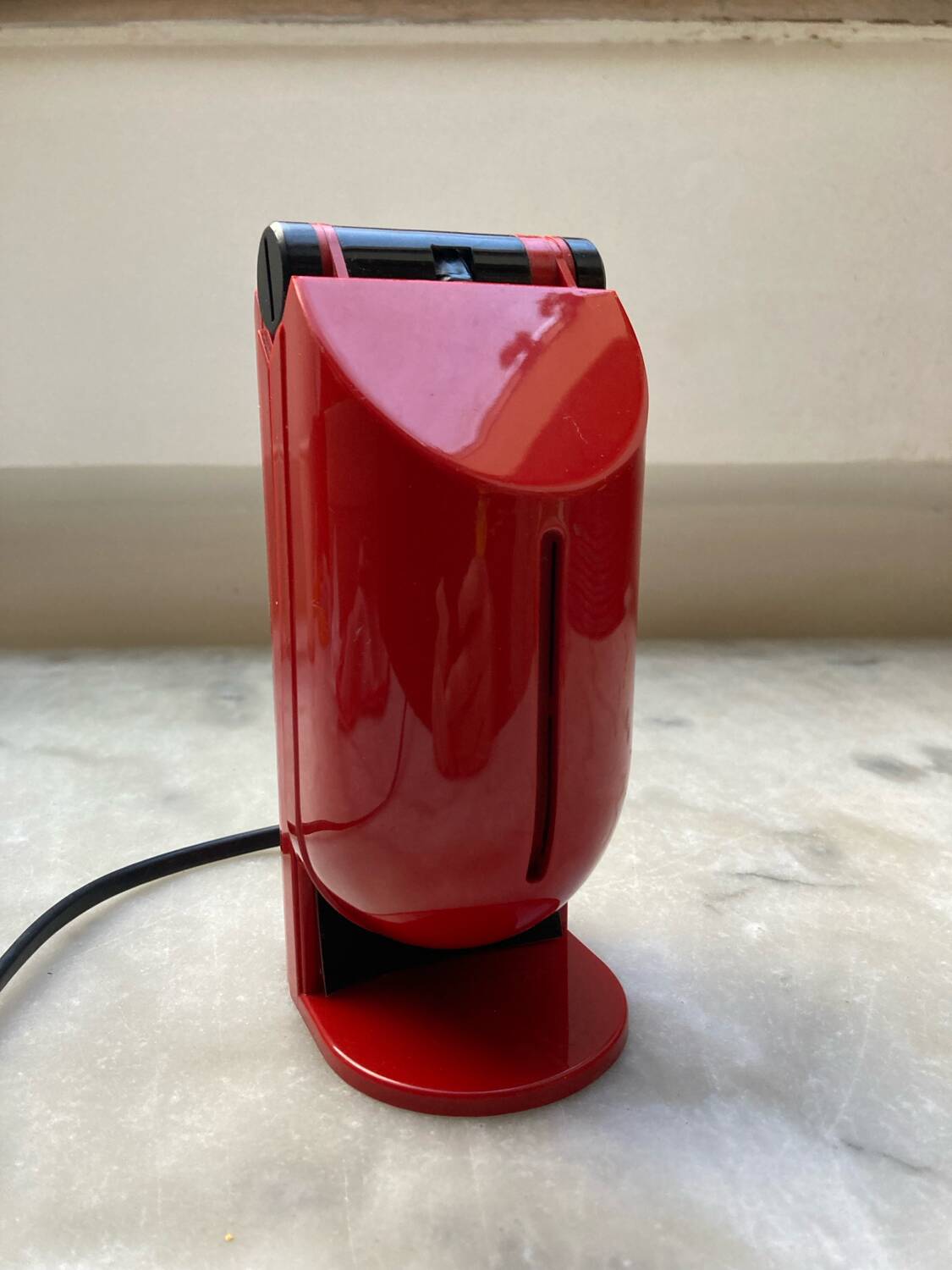 Tronconi red folding desk lamp vintage 70s