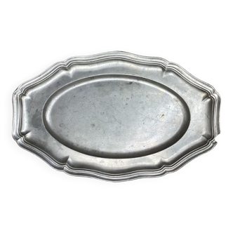 Old pewter tray