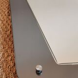 Mirror XXL two-tone 60s libe shape 166x76cm