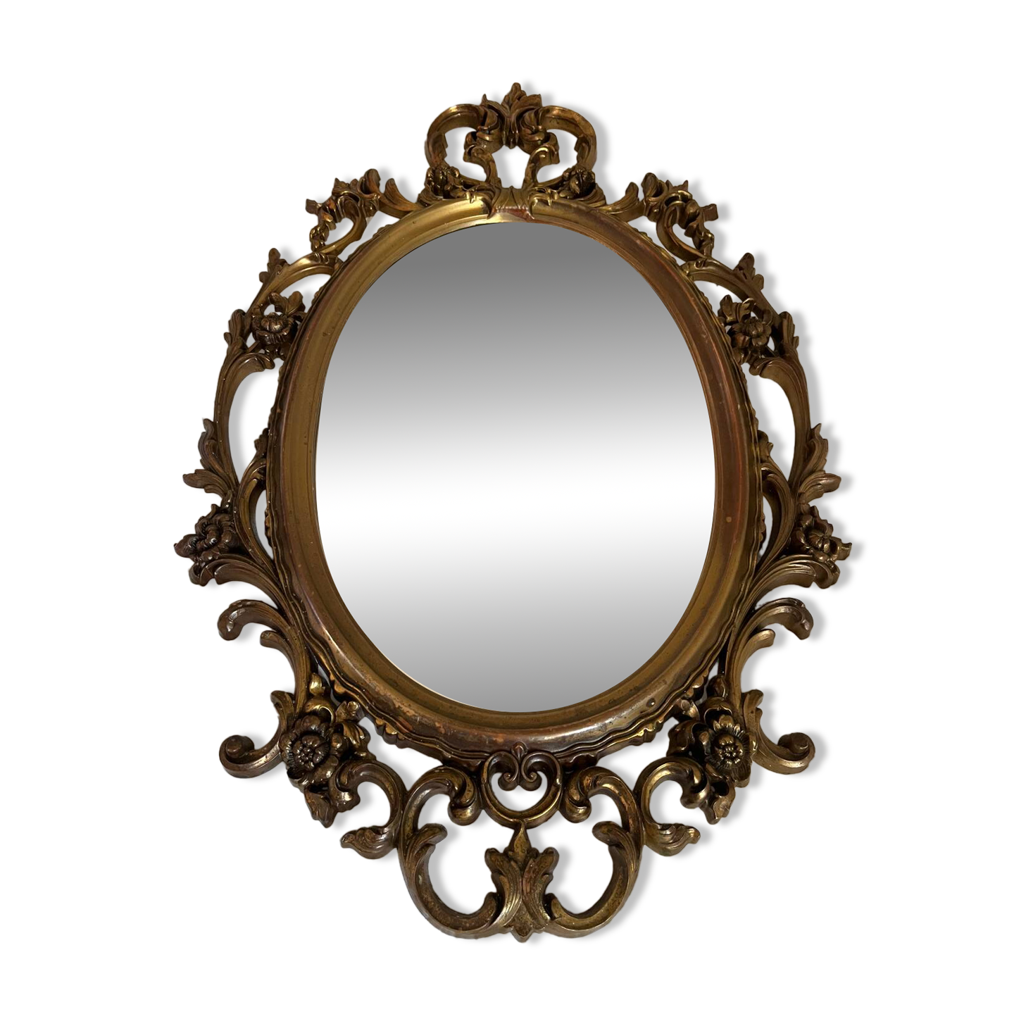 Baroque mirror signed roberta wood