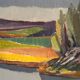 Original Swedish Oil on Panel - "Natural Landscape" by Frans Rase (1913-1994) - Signed - Vintage & Framed - 56 × 48 cm (22" × 18.9")