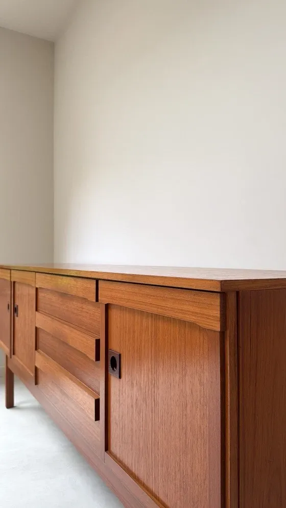 Vintage Teak Wood Sideboard