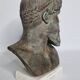 Bust of Poseidon in patinated plaster on plaster base,