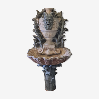 Decorative stone fountain mid XX em