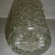 Vintage pressed molded glass vase