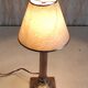 Table lamp in gilded brass and marble - mid 20th century.