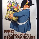 Poster "Smoke the cigarettes of the French Board" - 1935