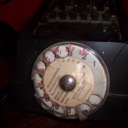 Téléphone en bakélite de 1950 (centrale téléphonique)