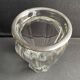 Vase in cut crystal and silver hallmark head of minerva 1st title