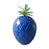 Seau à glace ananas bleu des années 70