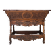 Provençal kneading trough in walnut from the 18th century.