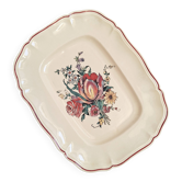 Plat rectangle Digoin Sarreguemines Modèle Lorraine