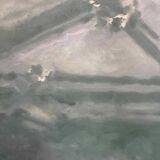 HST painting "Abstraction" Guy Feinstein (1929-2008) Narrative figuration