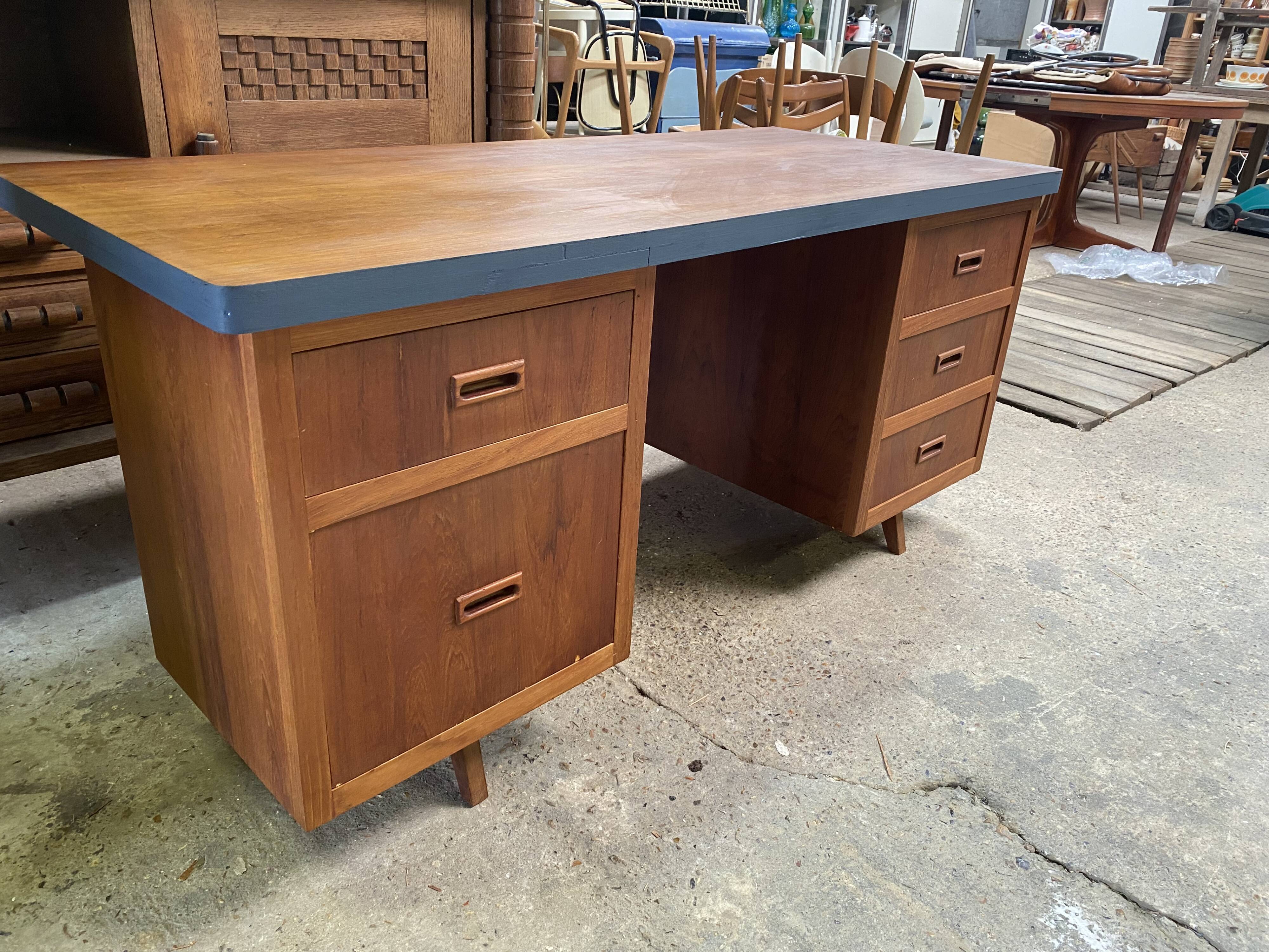 Scandinavian teak office